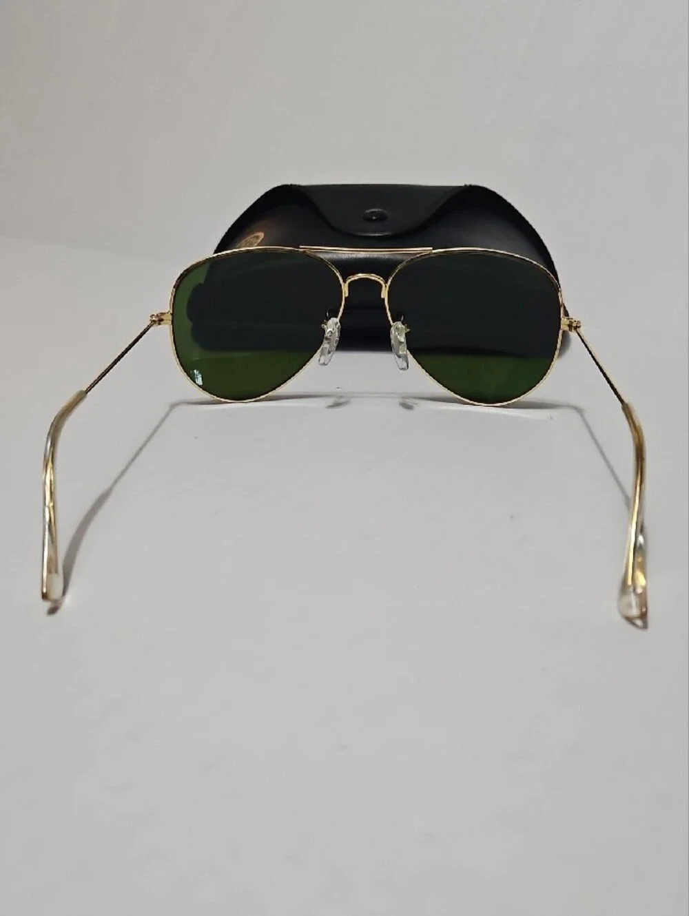 Ray-Ban RB3025 Men’s Gold Aviator Sunglasses W/ Blue Mirrored Lenses 58 14 130